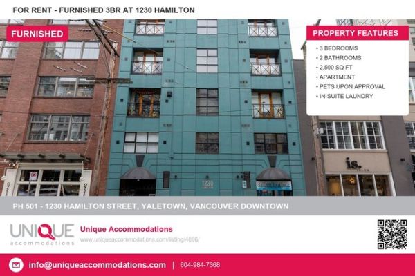 PH 501 - 1230 Hamilton Street