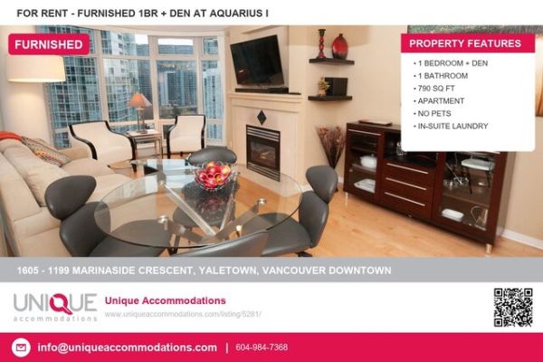 1605-1199 Marinaside Crescent