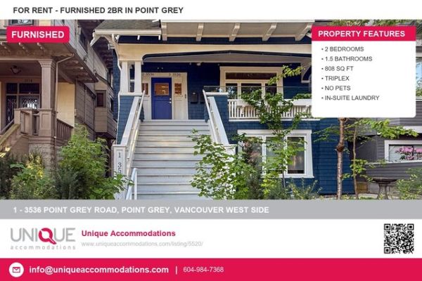 1 - 3536 Point Grey Road