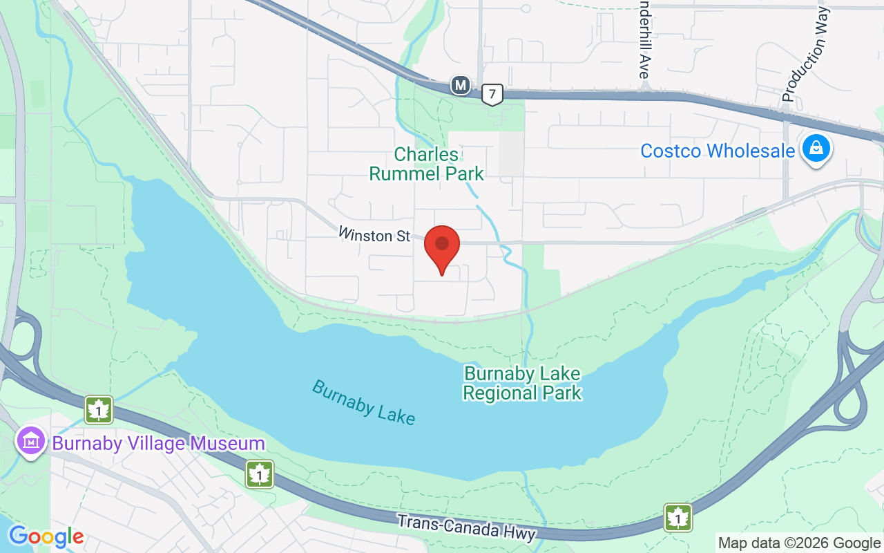 Map of Downtown Burnaby