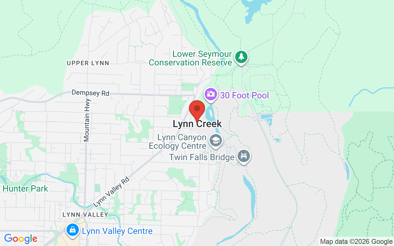 Map of Lynn Creek