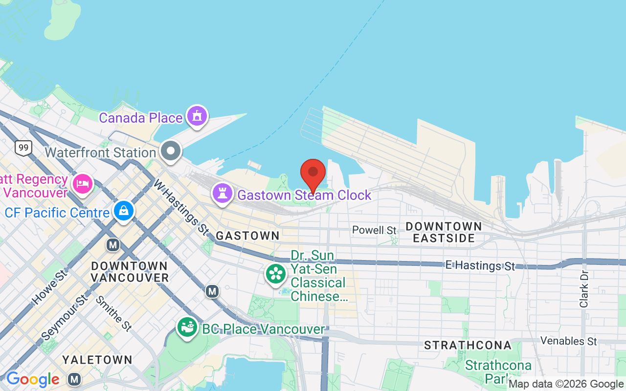 Map of Downtown Eastside