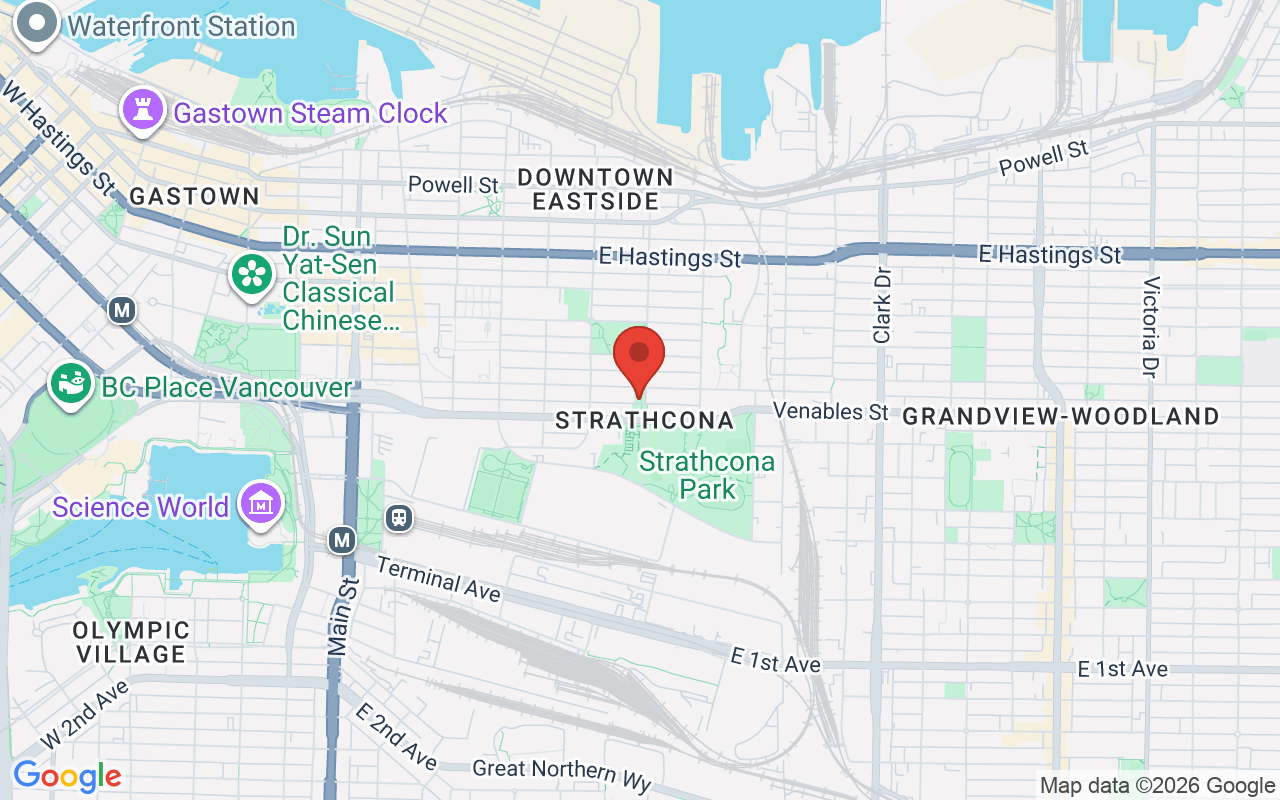 Map of Grandview - Woodland