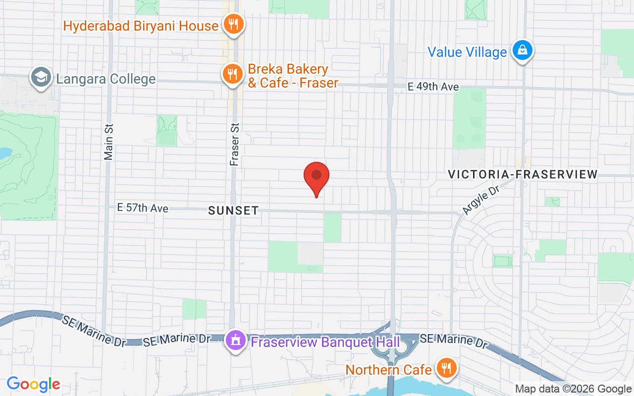 Map of Victoria - Fraserview