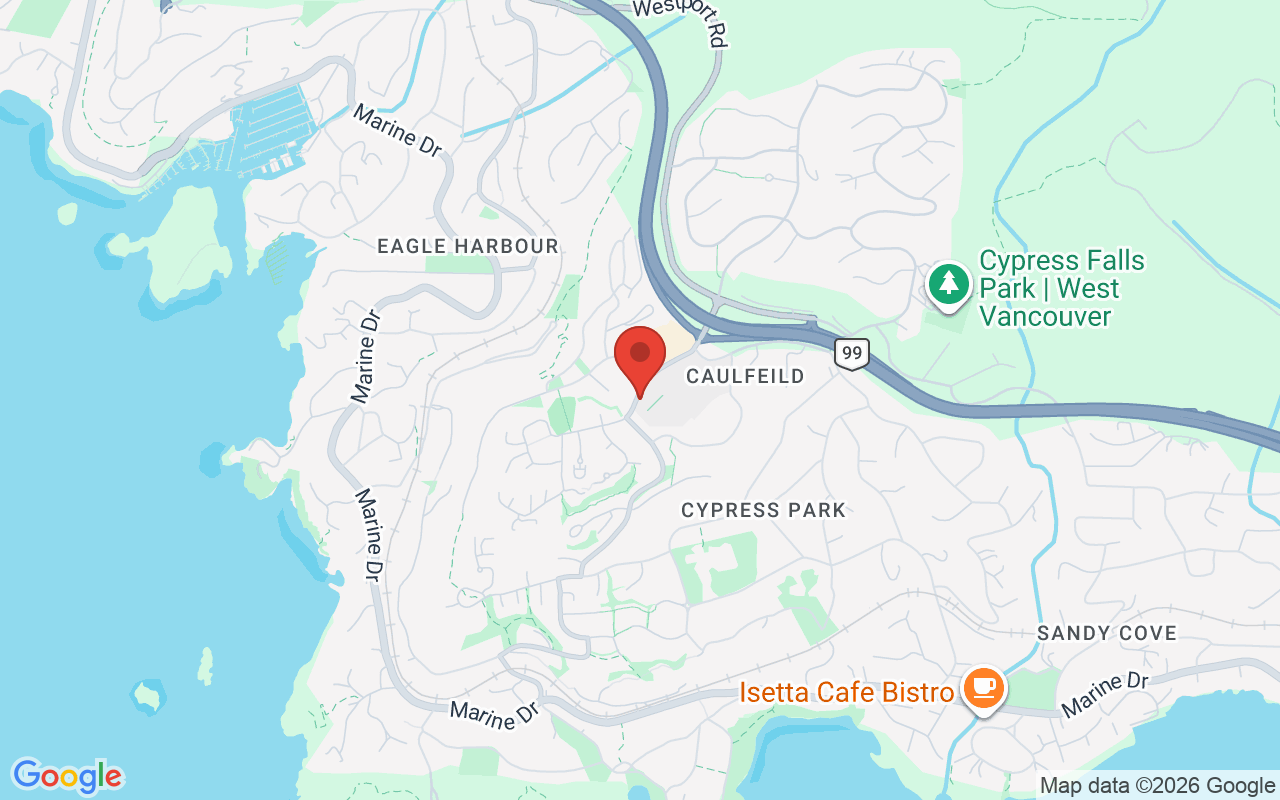 Map of Caulfeild