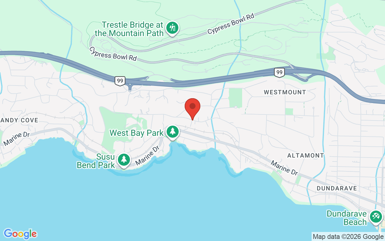 Map of West Bay