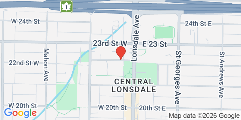 Map of Anderson Walk