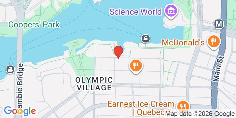 Map of Village on False Creek - 138 Athletes Way