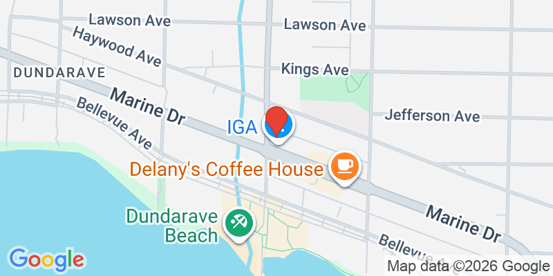 Map of Dundarave Landing
