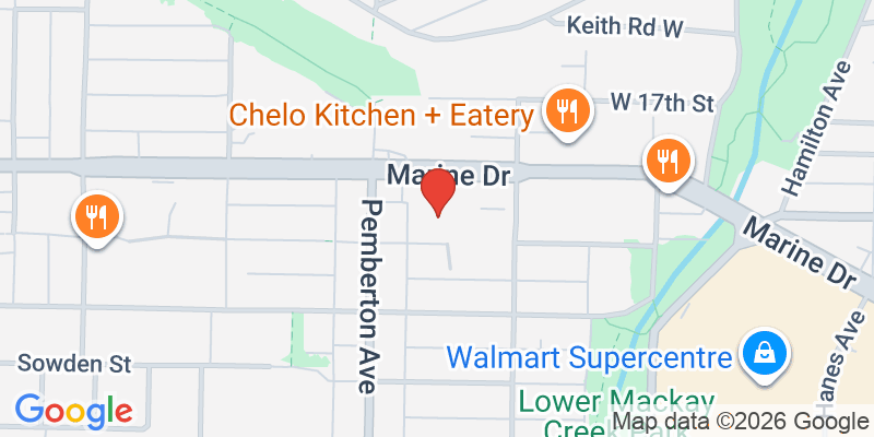 Map of The Drive 1 & 2, 1177 Marine & 1182 16th