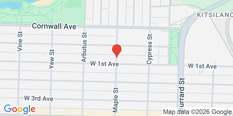 Map of Kitsilano townhouse complex