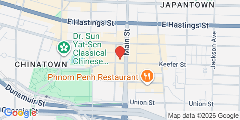 Map of Keefer Block