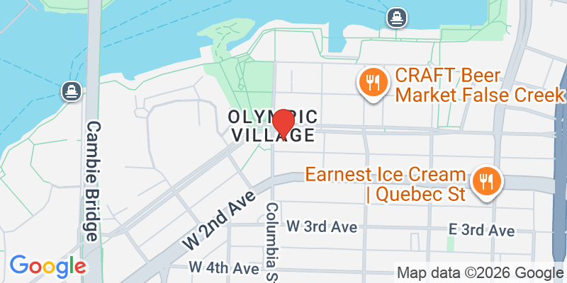 Map of Wall Centre False Creek 1708