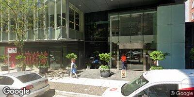 Street view of Telus Garden Residences