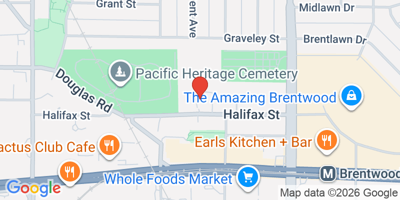 Map of Brent Gardens