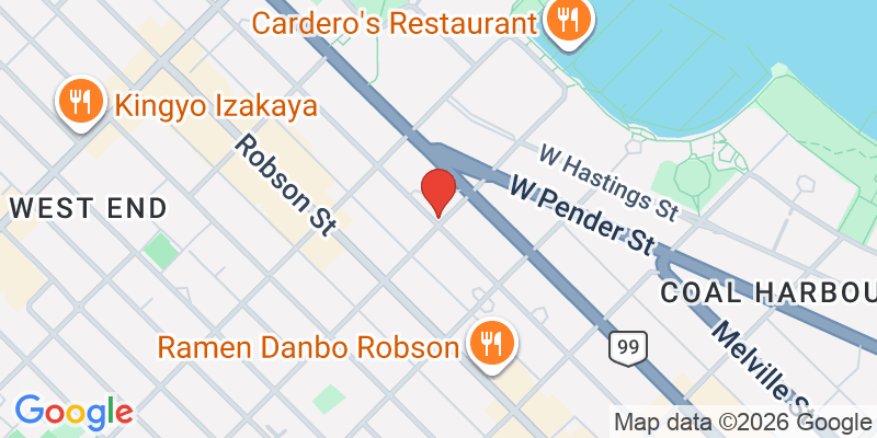 Map of 1500 Alberni