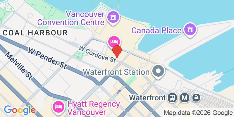Map of Fairmont Pacific Rim: The Estates