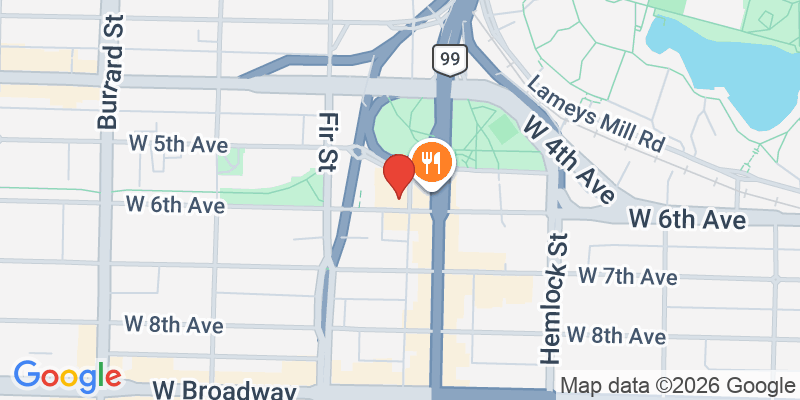 Map of South Granville Lofts