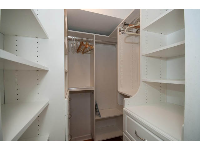 Spacious walk-in closet with ample shelving and hanging space. - 407 - 1485 West 6th Ave, Vancouver West Side