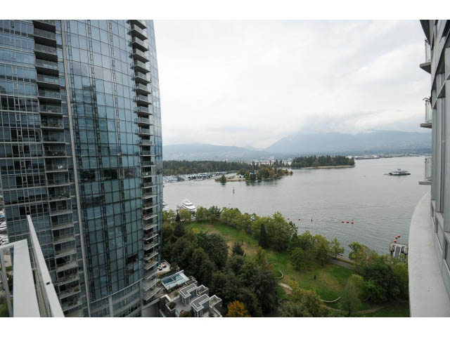 Bright living room with city view and waterfront access. - 1604 - 1233 West Cordova Street, Vancouver Downtown
