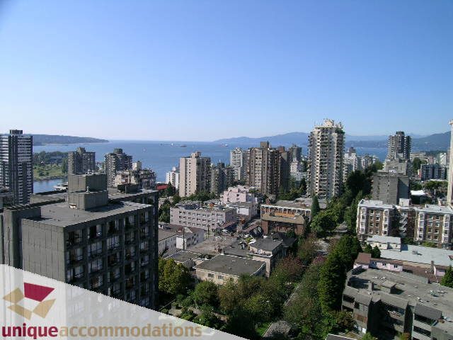 Furnished 2-bedroom + den condo with stunning city view. - 1808 - 1003 Burnaby Street, Vancouver Downtown
