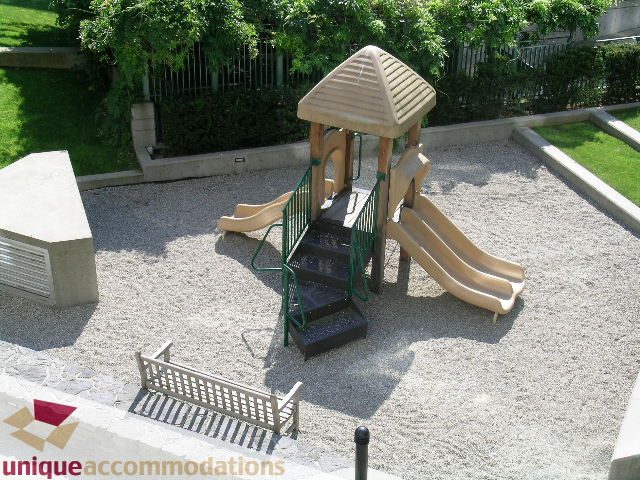Play area with slides and climbing structure. - 322 - 1228 Marinaside Crescent, Vancouver Downtown