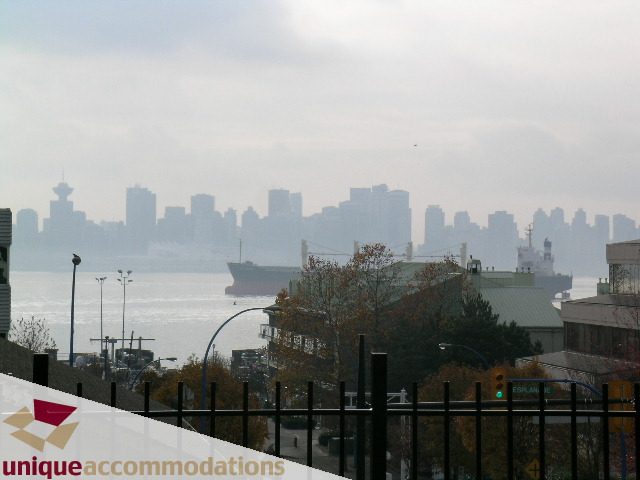 Furnished 2-bedroom + den with stunning city view and waterfront access. - 108 - 175 West 1st Street, North Vancouver