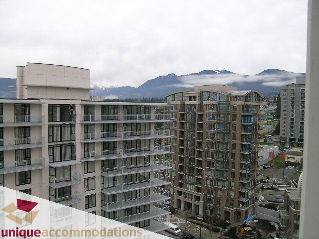Furnished 2-bedroom condo with panoramic city view. - 1404 - 155 W. 1st Street, North Vancouver