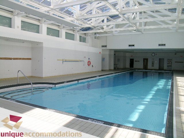 Spacious indoor pool with modern design and natural light. - 1902 - 560 Cardero Street, Vancouver Downtown