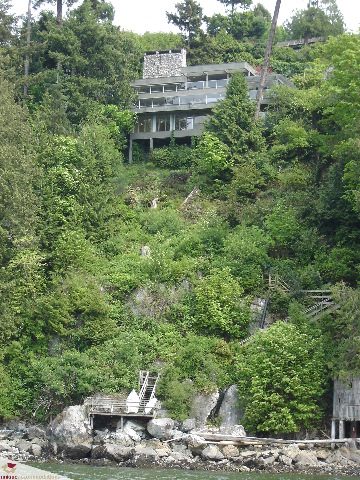 Furnished 5-bedroom house with a stunning view of the forest and water. - 6189 Nelson Avenue, West Vancouver