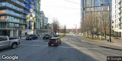 Street view of 1505 - 428 Beach Crescent