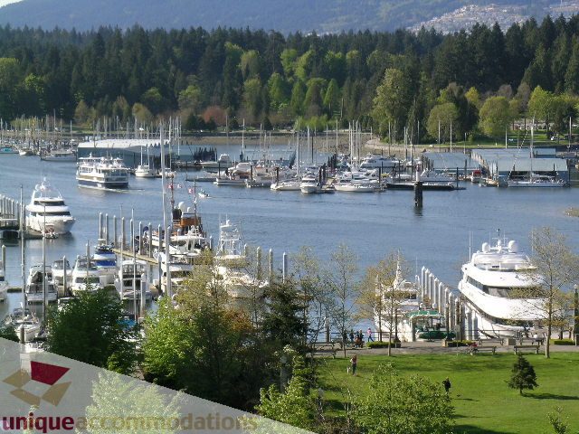 Spacious 2-bedroom + den condo with stunning marina view, overlooking boats and greenery. - 602 - 1233 West Cordova Street, Vancouver Downtown