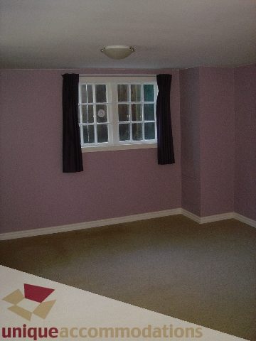 Bright living room with large window and purple walls. - 1475 W 33rd Ave, Vancouver West Side