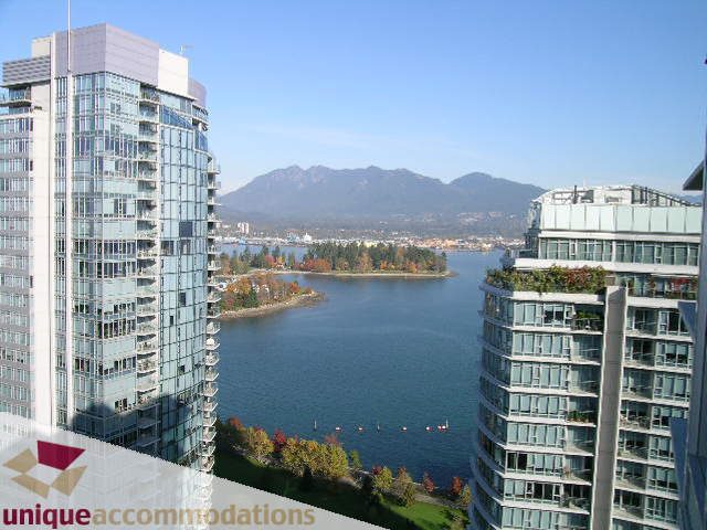 Furnished 2-bedroom condo with stunning city and water views. - 2801 - 1205 W. Hastings Street, Vancouver Downtown