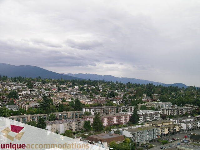 Furnished penthouse with stunning city view and modern furnishings. - 2301 - 188 E Esplanade, North Vancouver