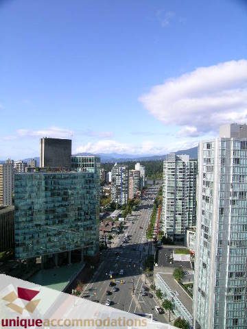 Furnished 2-bedroom condo with stunning city view and modern furnishings. - 2201 - 1415 West Georgia, Vancouver Downtown
