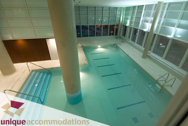 Spacious, modern 2-bedroom condo with a large, well-lit indoor pool and large windows. - 903 - 1139 West Cordova Street, Vancouver Downtown