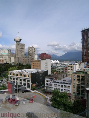 Furnished 1-bedroom with city view and rooftop access. - 902 - 528 Beatty Street, Vancouver Downtown