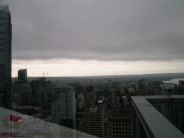 Furnished 2-bedroom condo with stunning city view. - 3802 - 1189 Melville Street, Vancouver Downtown