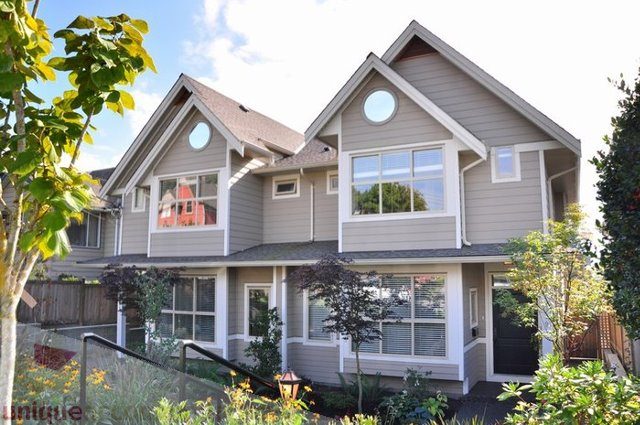 Furnished 3-bedroom + den duplex with large windows and a cozy outdoor patio. - 341 East 8th Street, North Vancouver