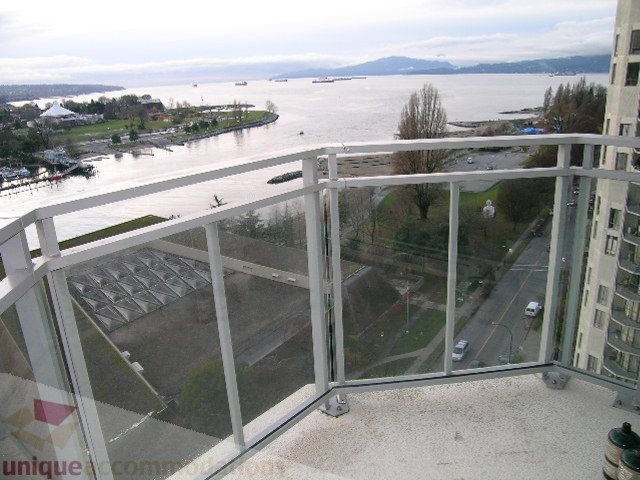 Bright balcony with stunning city view and water access, perfect for relaxing. - 1602 - 1005 Beach Ave., Vancouver Downtown