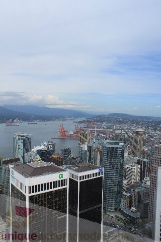 Furnished 2-bedroom condo with stunning city view. - 6002 - 1128 West Georgia, Vancouver Downtown
