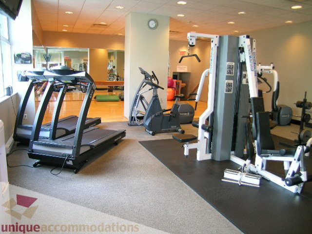 Fitness room with treadmills and weight machines. - 1602 - 560 Cardero, Vancouver Downtown
