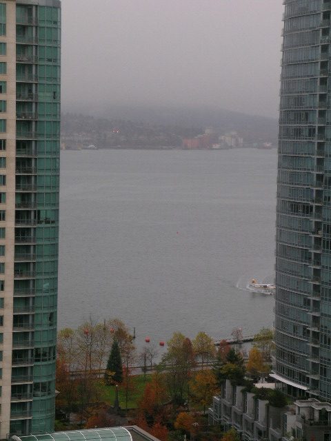 Bright living room with stunning city view and modern furnishings. - 2006 - 588 Broughton St, Vancouver Downtown