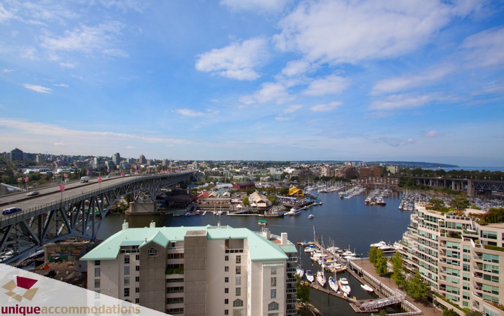 Furnished 2-bedroom condo with stunning city view and waterfront access. - 1806 - 1500 Howe St, Vancouver Downtown