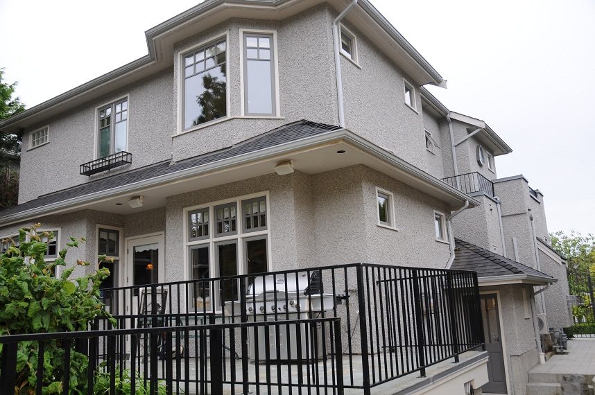 Furnished 5-bedroom + den house with modern exterior and large windows. - 4069 West 37th Ave, Vancouver West Side