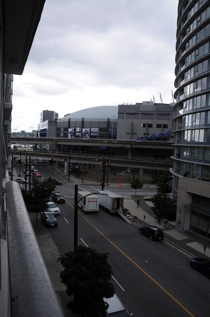 Spacious 1-bedroom + den with stunning city view from balcony. - 506 - 618 Abbott Street, Vancouver Downtown