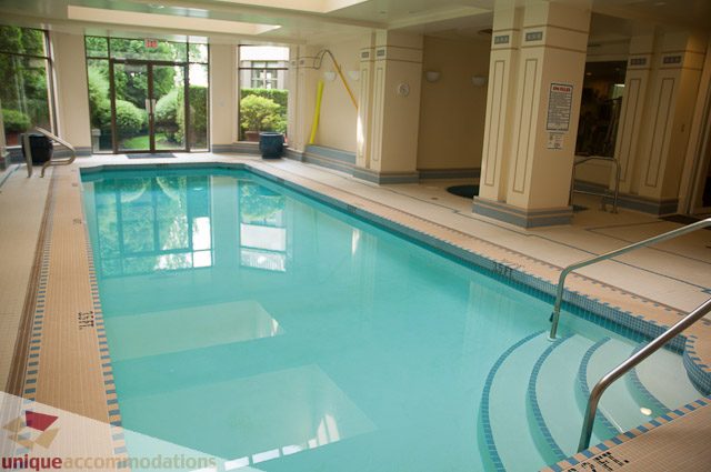 Spacious living room with large windows and modern decor. - 103-2288 Bellevue Ave, West Vancouver