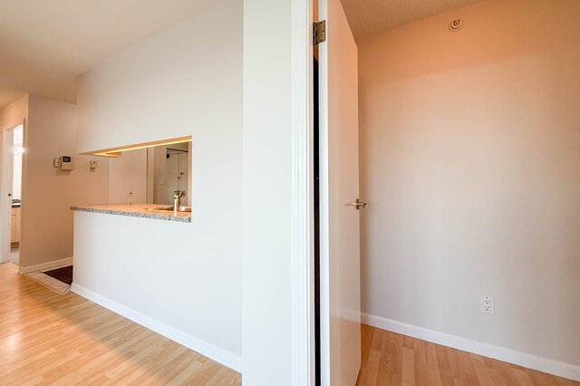 The in-suite storage room by the kitchen pass-through - 15B-199 Drake Street, Vancouver Downtown