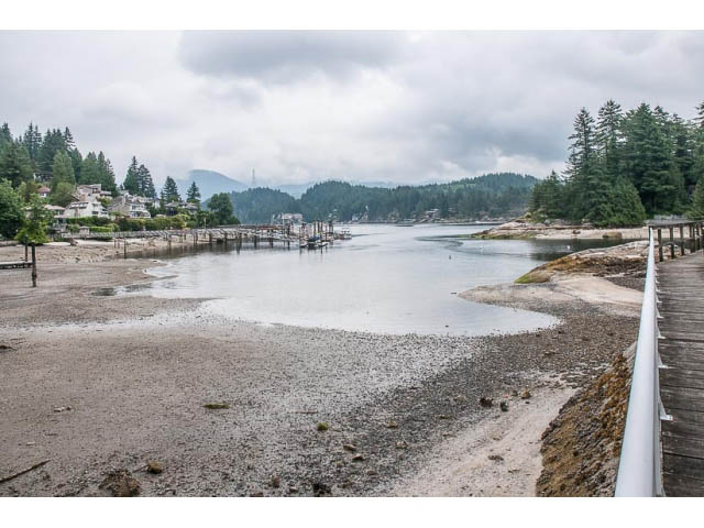 Furnished den with view of trees and water, serene setting. - 4541 Strathcona Road, North Vancouver